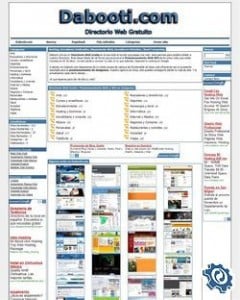 Captura primera versión Dabooti.com